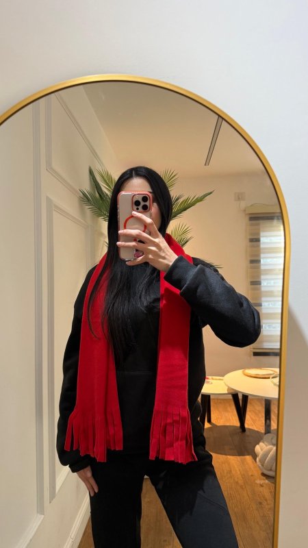 سكارف ميكاسا الترند / الاحمر - لفحة