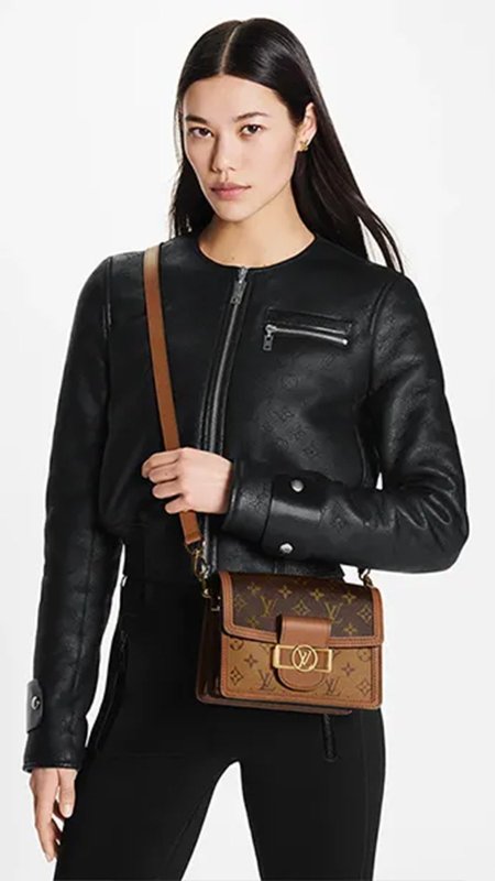 شنطة -douphine لويس فيتون ميني / شامل علبة الشركة