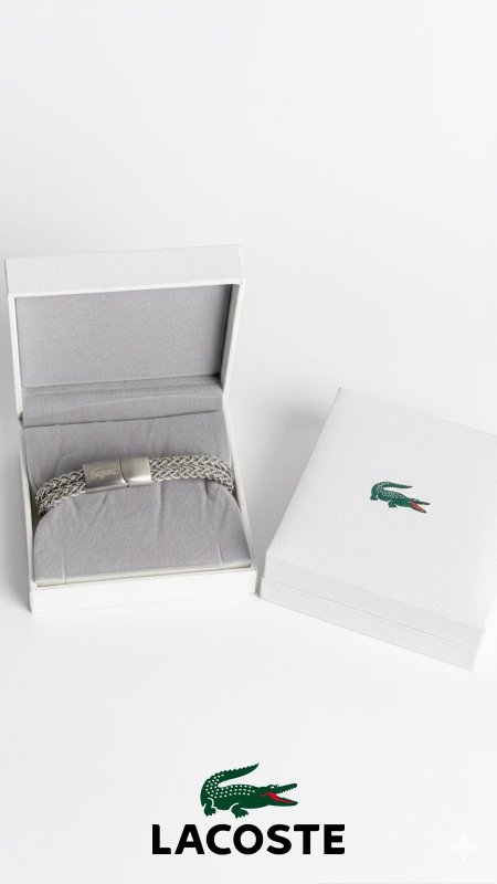 اسوارة - Lacoste  الشبابية / شامل علبة الشركة