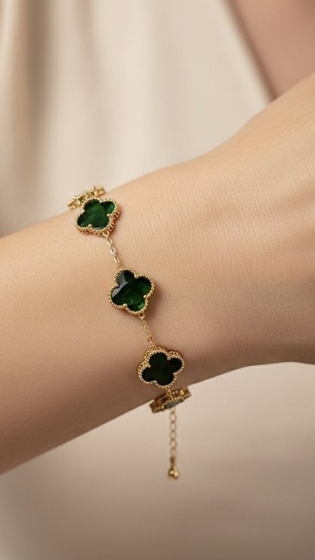 ذهبي اخضر رخام