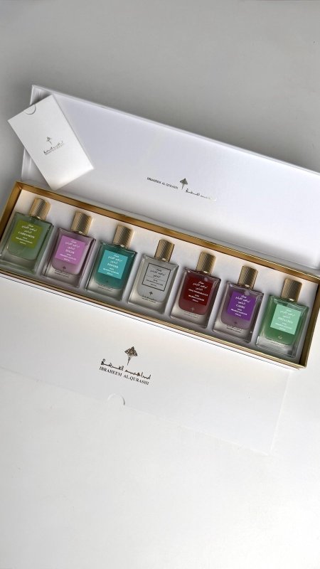 طقم مسك - مجموعة مسك ابراهيم القرشي كياتة /  7 قطع