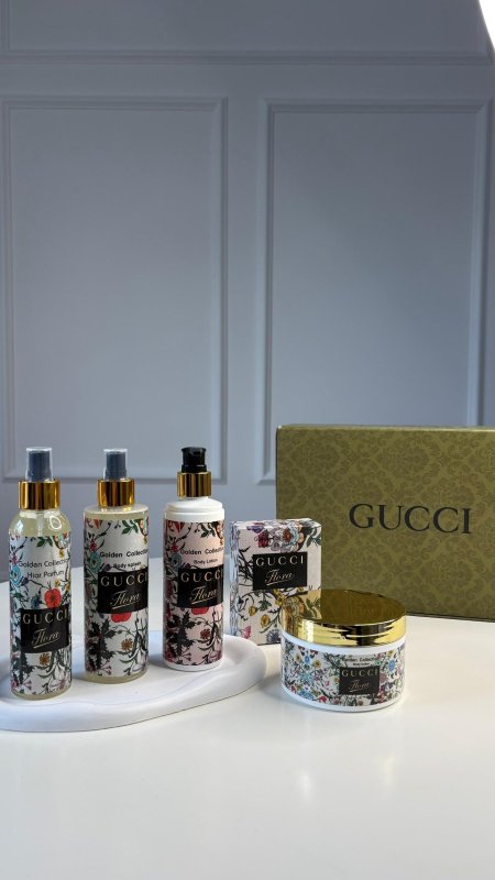 طقم عطر Gucci Gulity - ٥ قطع / شامل علبة الشركة