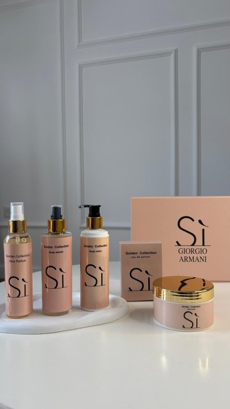 طقم عطر Armani - Si - ٥ قطع / شامل علبة الشركة