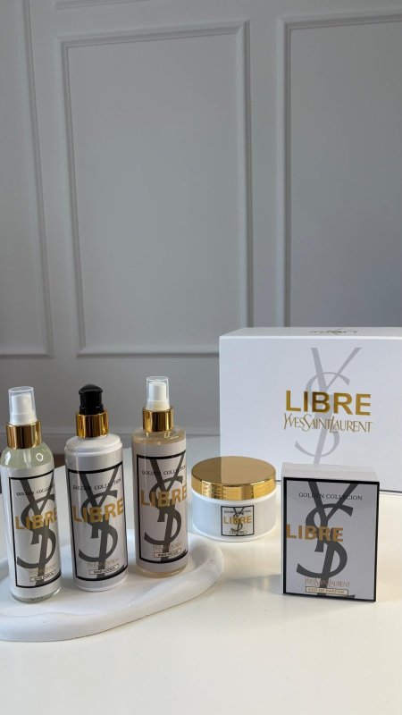 طقم عطر YSL -libre - ٥ قطع / شامل علبة الشركة