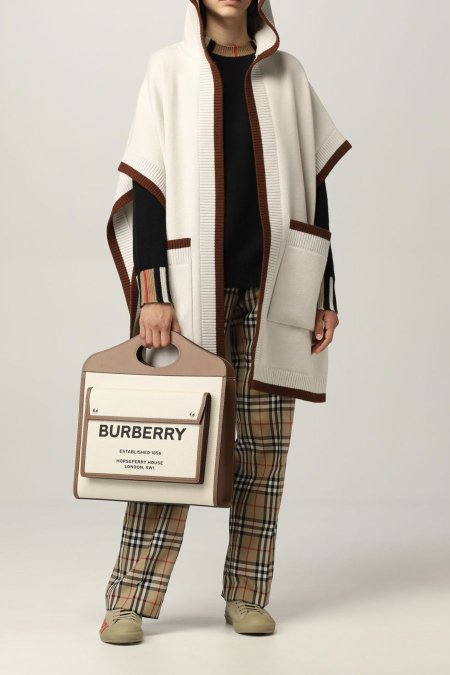 Burberry — essential leather handbag