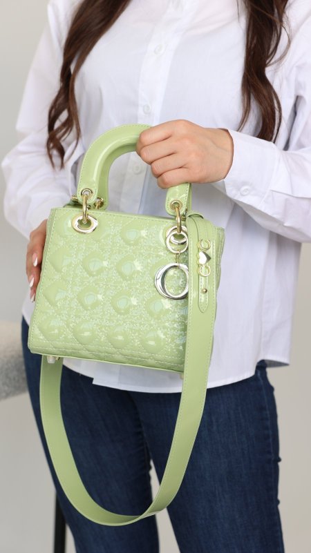 شنطة - Lady Dior كواليتي ماستر / مش مختم - شامل علبة - اخضر