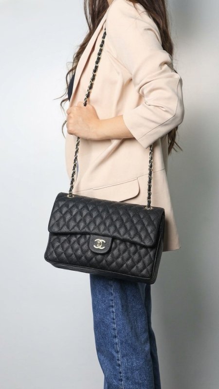 شنطة - Chanel Clasic كوبي ماستر / 28 سم