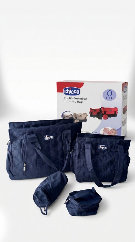 شنطة اطفال - Chicco -٤ قطع شامل علبة الشركة