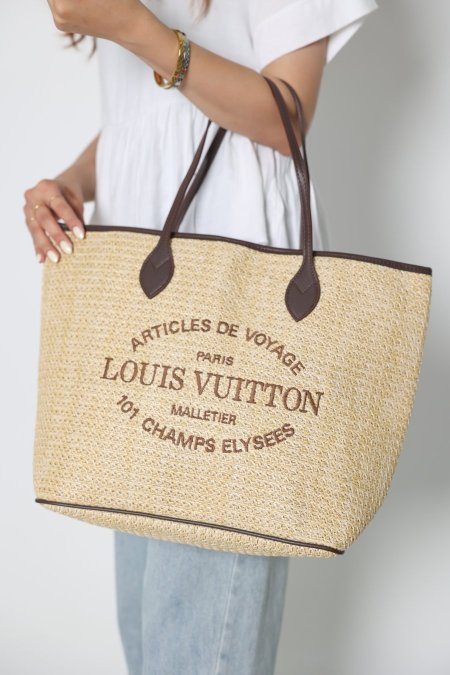 شنطة قش - Louis Vuitton