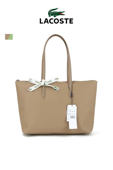 شنطة - Lacoste Horizontal / الترند - بيج غامق <br> <span class='text-color-warm'>نفدت الكمية</span>