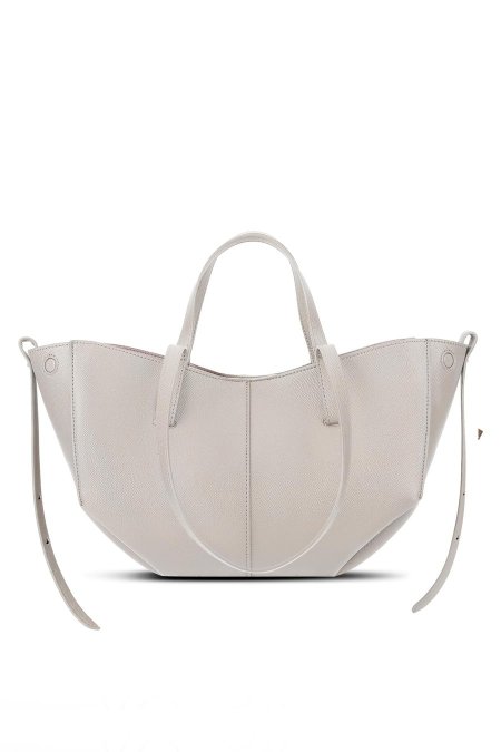 شنطة - POLENE / مقاس لارج ( الترند ) - رمادي <br> <span class='text-color-warm'>نفدت الكمية</span>