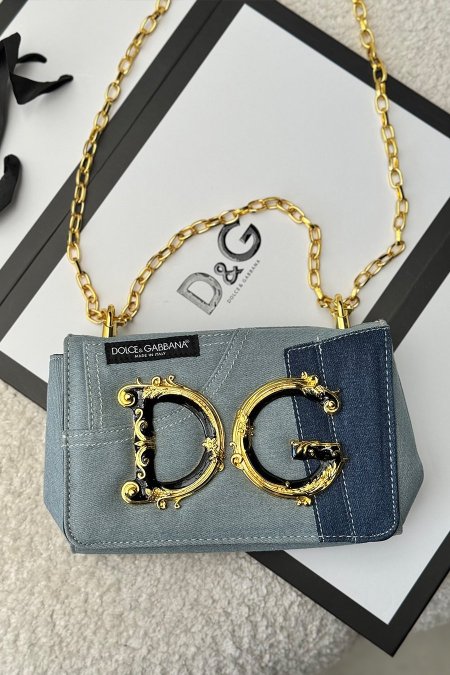 شنطة - Dolci & Gabbana الجينز / شامل علبة الشركة - مكس / جينز