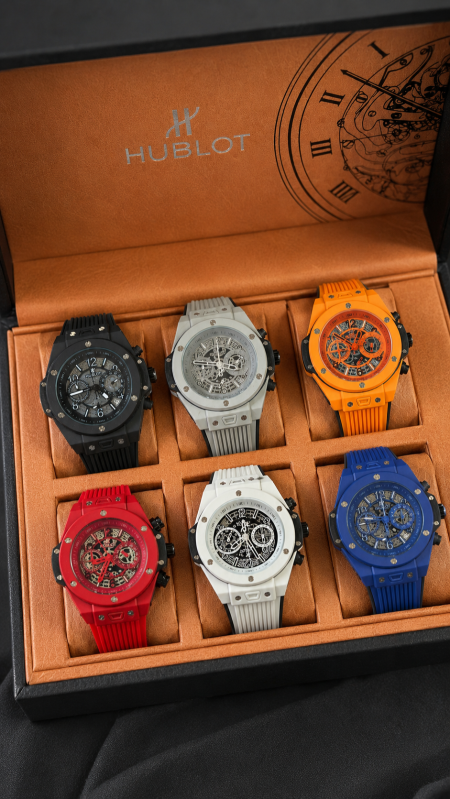 ساعة - Hublot  US / كوبي ماستر بالعلبة الاصلية