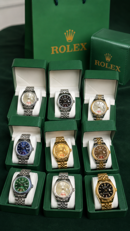ساعة - Rolex شبابية / شامل علبة وكيس الشركة