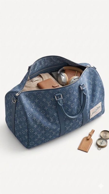 شنطة سفرية - LOUIS VUITTON / مقاس 50 CM شامل ايد