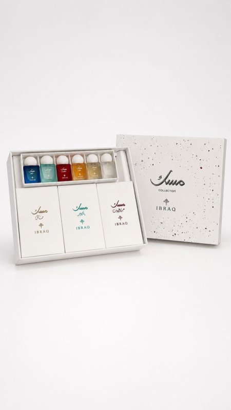 طقم مسك إبراهيم القرشي 3 عطور* 75 مل / 6 عطور*10 مل
