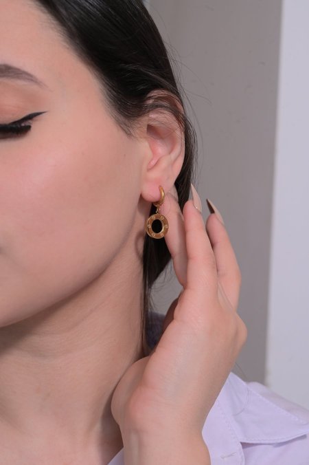 حلق كارتيير طويل بدون زركون