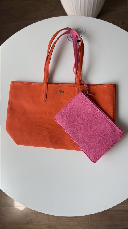 برتقالي / زهري