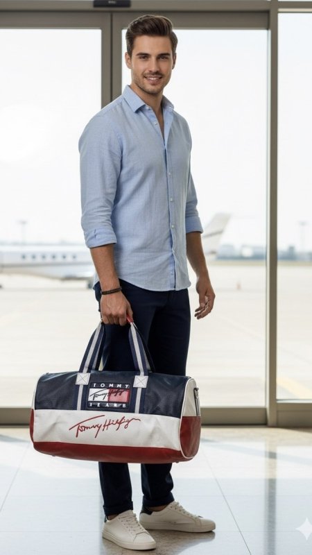 شنطة سفرية شبابية - Tommy Hillfiger