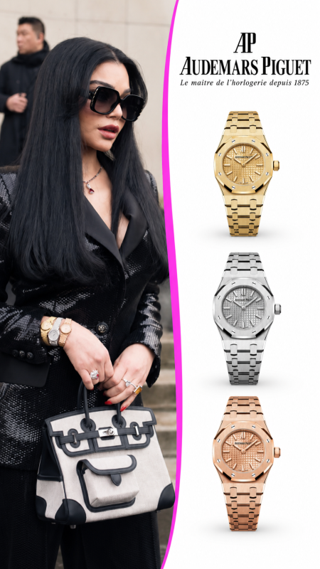 ساعة - Audemars Piguet الستاتية / شامل علبة و كيس