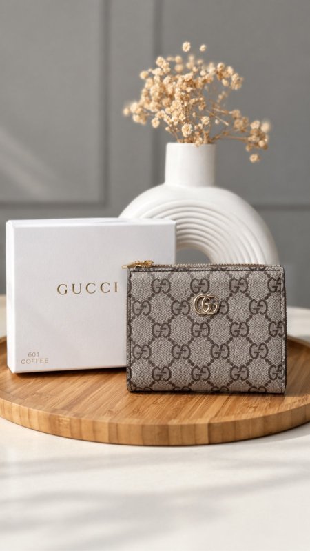جزدان - GUCCI- حجم صغير شامل علبة الشركة