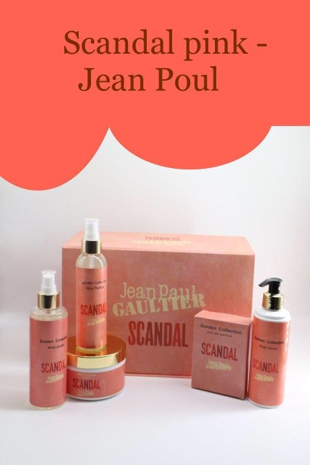 طقم عطر ماركة - ستاتي - Scandal pink - Jean Poul