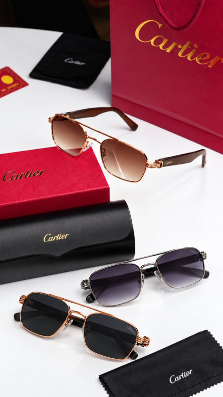 نظارة - Cartier / شامل كيس وعلبة شركة