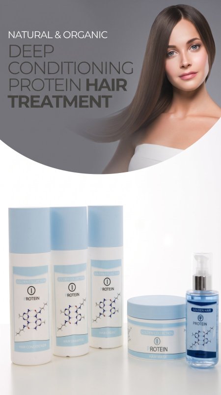 علاج الشعر - Protein Treatment / باكيج كامل ٥ قطع