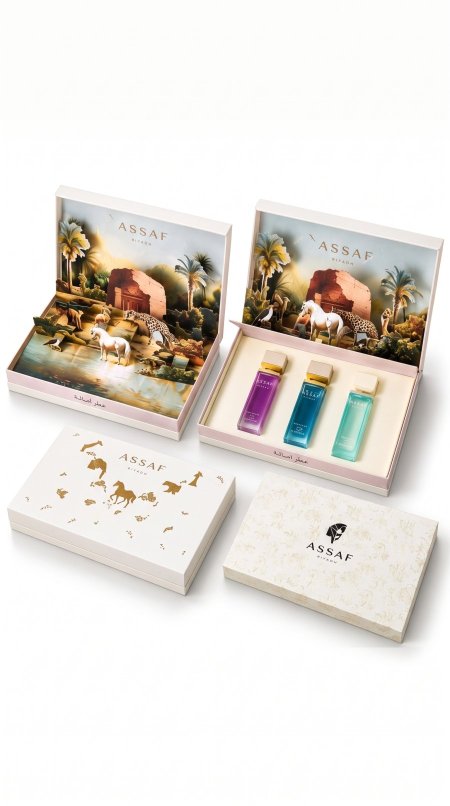 طقم عطر - ASSAF ( Gold Desert )