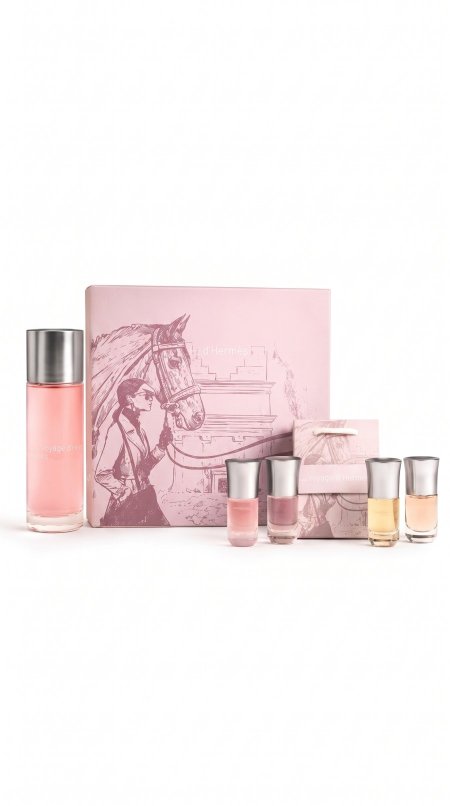 طقم عطر - ASSAF ( Arrogate Pink ) كرتونة بنية