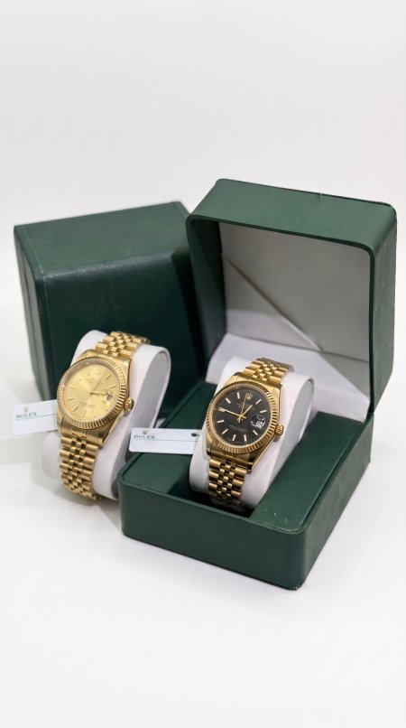 ساعة ROLEX ستاتي مقاس وسط| شامل علبة