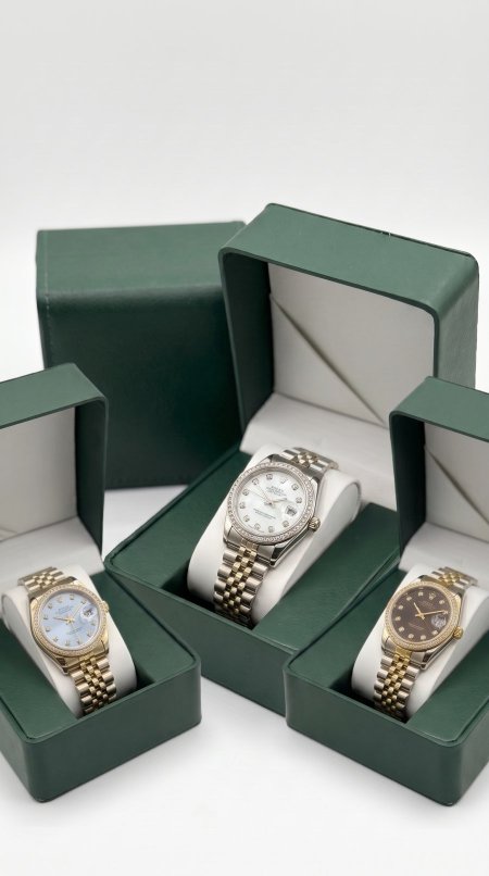 ساعة ROLEX ستاتي مقاس وسط| شامل علبة