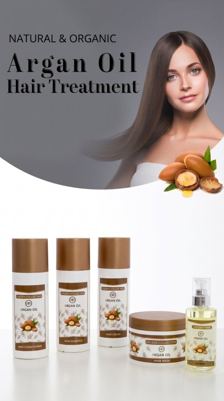 علاج الشعر - Argan Treatment / باكيج كامل ٥ قطع