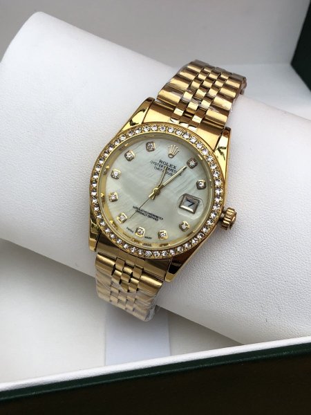 ساعة Rolex - ذهبي مع ذهبي <br> <span class='text-color-warm'>نفدت الكمية</span>