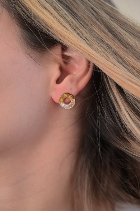 حلق كارتيير مع زركون