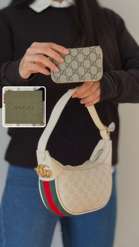 شنطة - Gucci Ophidia Mini / شامل جزدان وبوكس