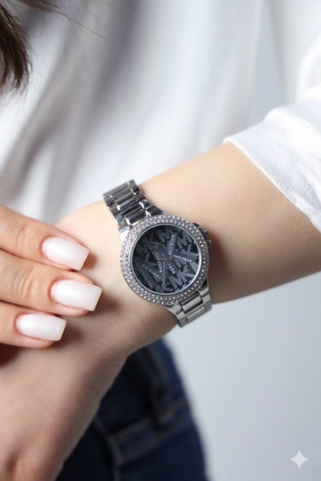 ساعه  Micheal Kors / شامل علبة الشركة الاصلية