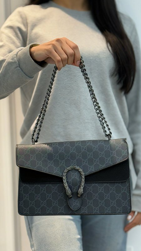 جوتشي / اسود + رمادي